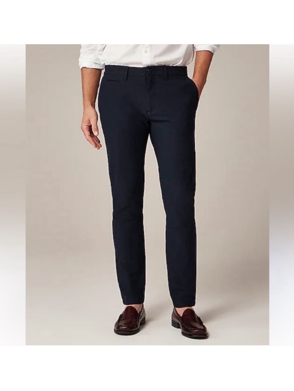 J Crew Pants 32x30 484 Slim-fit Tech Navy